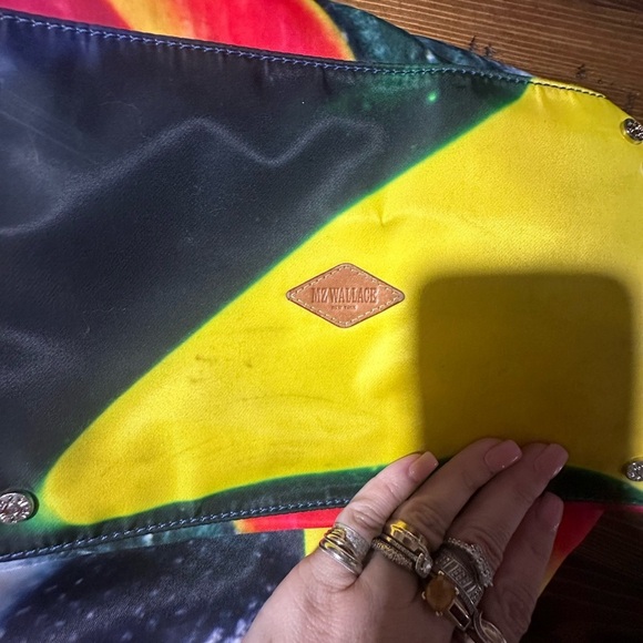 MZ Wallace Colorful Nylon Shoulder Bag Crossbody Bag Graffiti Bag - Picture 7 of 7